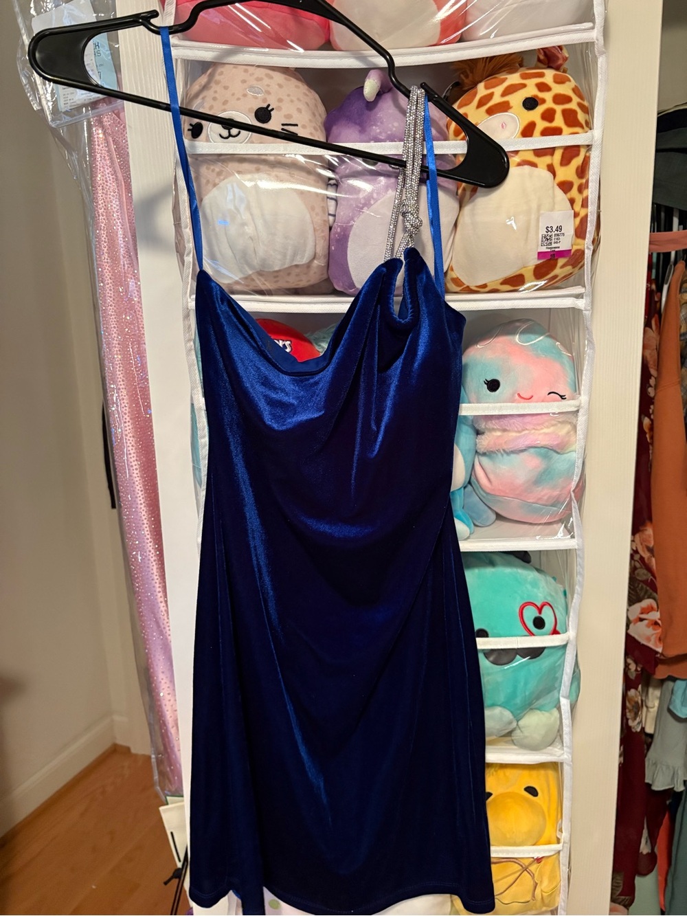 Elegant Women's Single-Strap Mini Dress